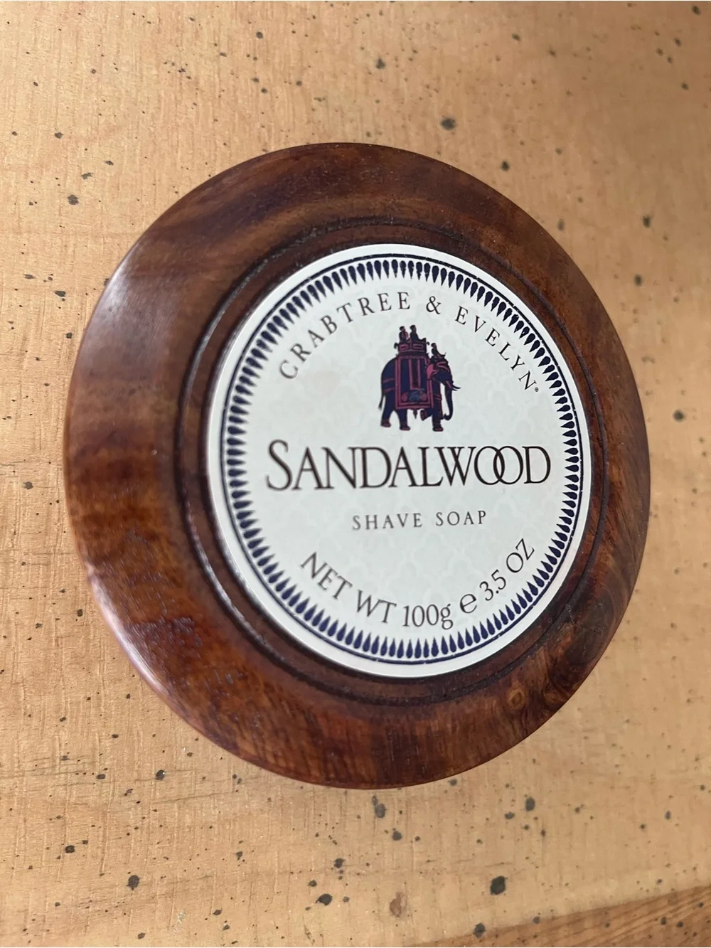 Crabtree & Evelyn Sandalwood Shave Soap Unused